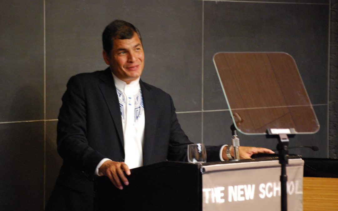 Lecture by Rafael Correa, President of Ecuador