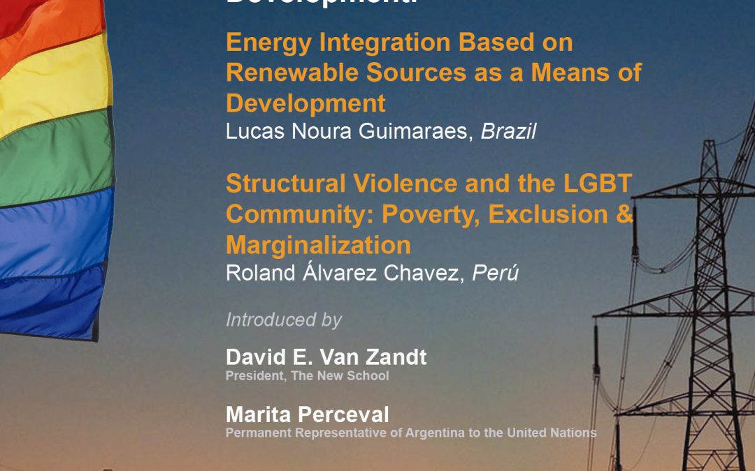Public Lecture by Lucas Noura Guimaraes and Roland Álvarez Chávez, 2012-2013 PNK Fellows