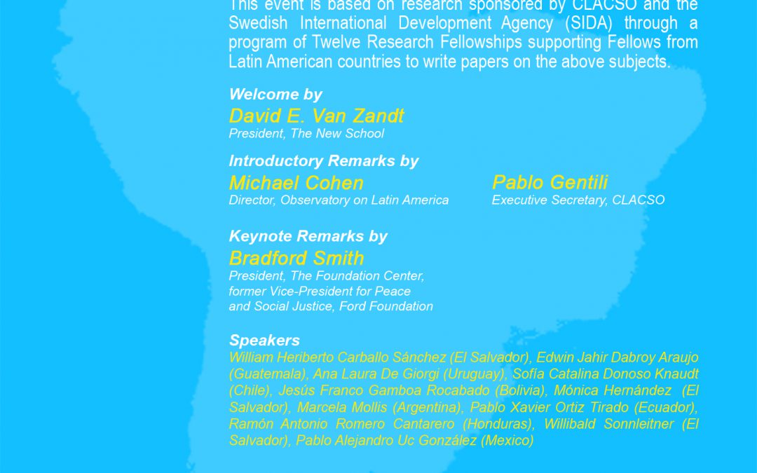 Thirty Years of Democracy in Latin America, CLACSO-OLA Seminar