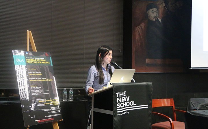Analía Calero, 2015-2016 President Néstor Kirchner Fellow, successfully completed her two week stay in New York