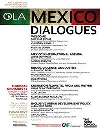 Mexico Dialogues: Public Sector, Civil Society, and Academia Series