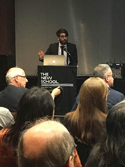 Javier Perez, Spring 2017 President Néstor Kirchner Fellow from Argentina, successfully completed his two-week stay in New York