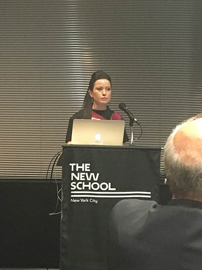 Bianca Moro de Carvalho, Spring 2016-2017 President Néstor Kirchner Fellow from Brazil successfully completed her two weeks stay in New York