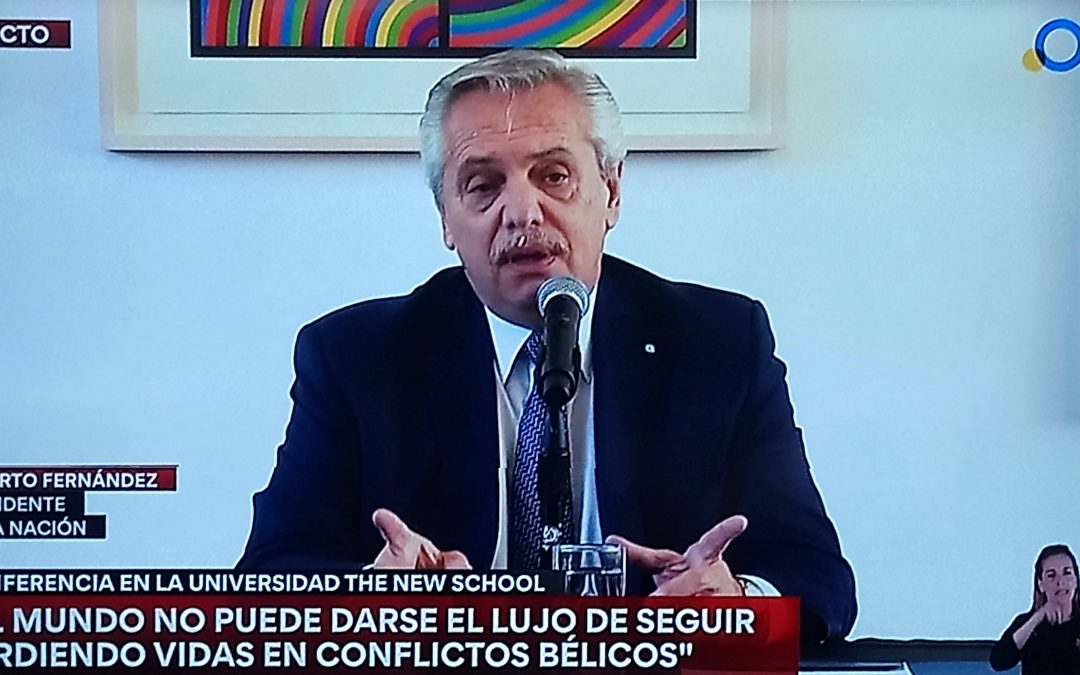 EVENT SUMMARY · Visit to The New School by Argentine President Alberto Fernández