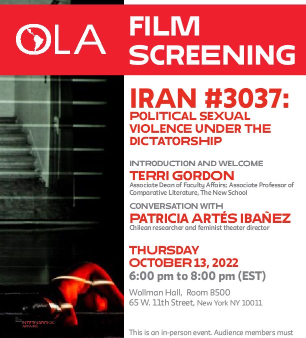 Iran #3037: Political Sexual Violence Under The Dictatorship